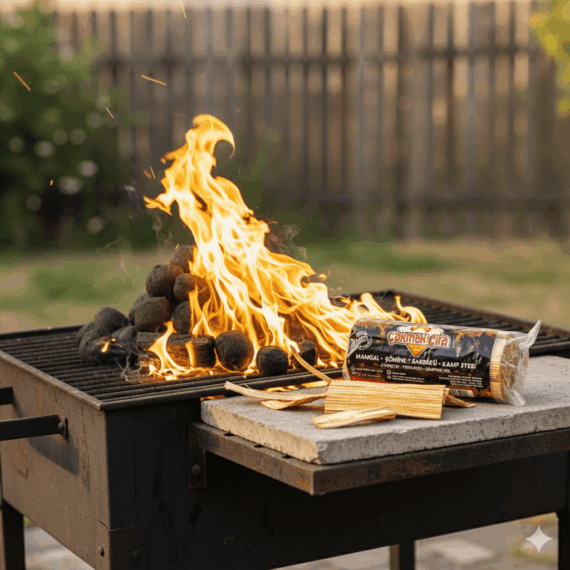 Aprinzător Natural din Lână de Lemn de Pin