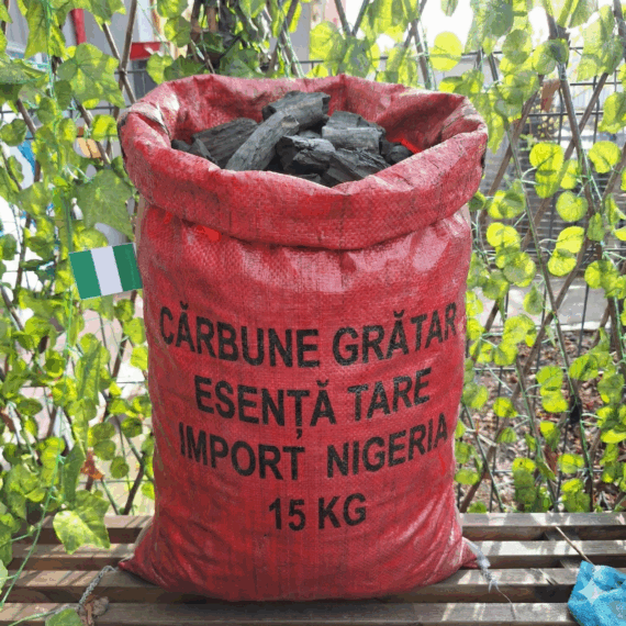 Cărbune Grătar Esență Tare – Import Nigeria (15kg)